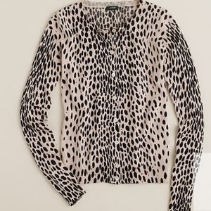 J. Crew wild cat cardigan